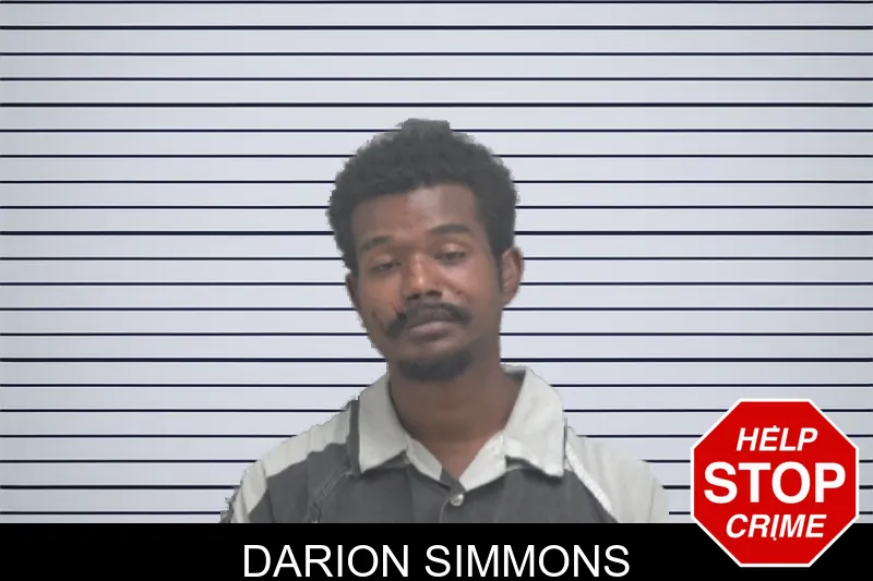 Darion Simmons mugshot