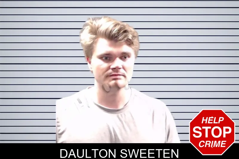 Daulton Sweeten mugshot