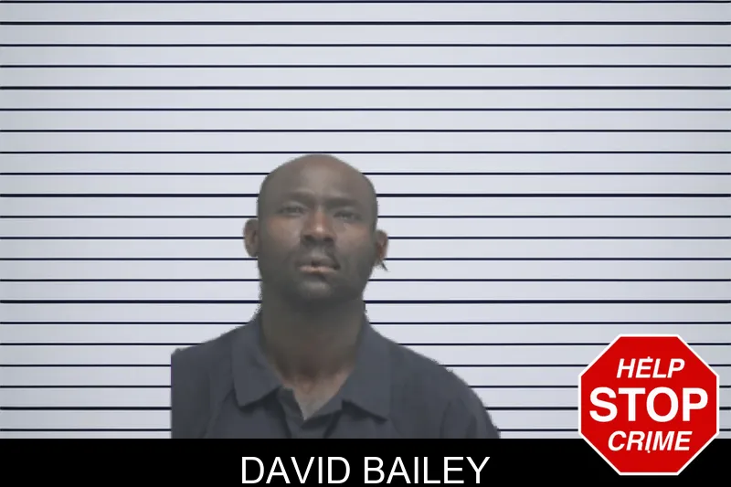 David Bailey mugshot