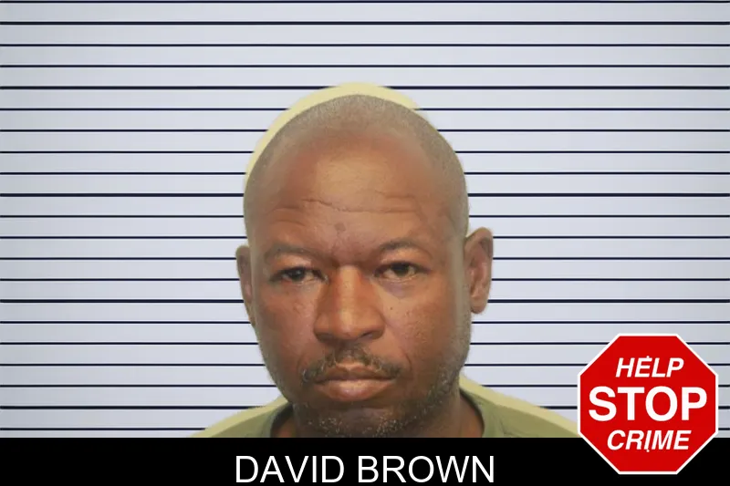 David Brown mugshot