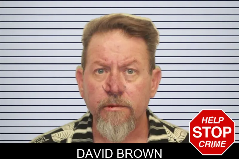 David Brown mugshot