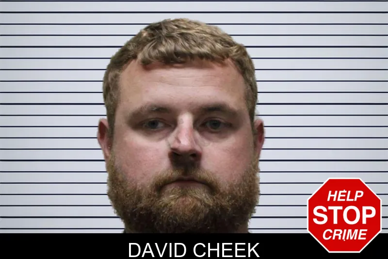 David Cheek mugshot