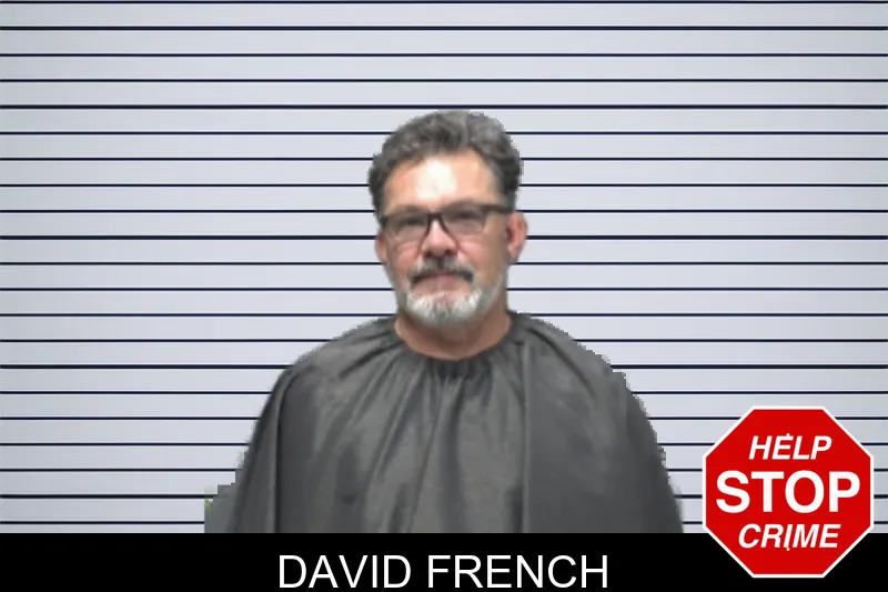 David French mugshot