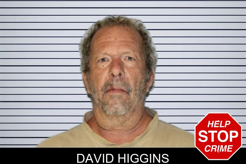 David Higgins mugshot