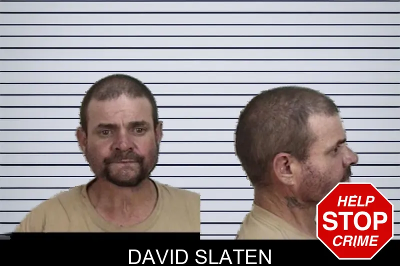 David Slaten mugshot