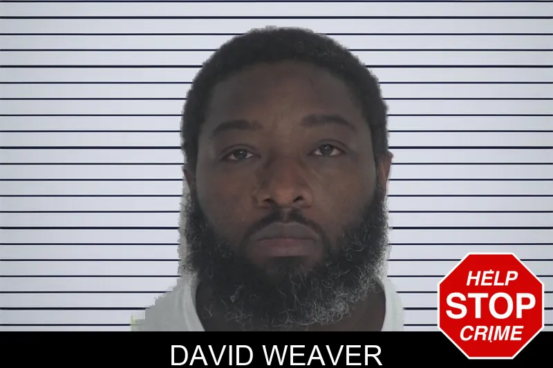 David Weaver mugshot