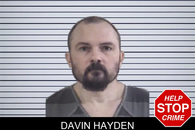 Davin Hayden mugshot