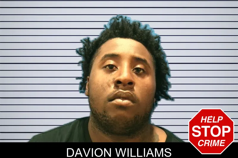 Davion Williams mugshot