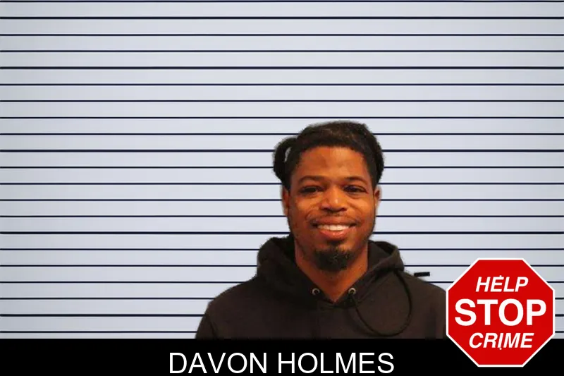 Davon Holmes mugshot
