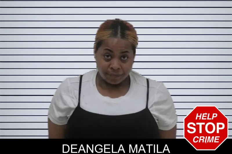 Deangela Matila mugshot – Coffee County , Georgia Deangela Matila mugshot