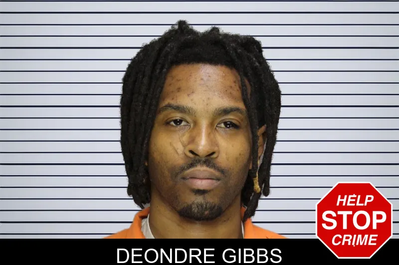 Deondre Gibbs mugshot