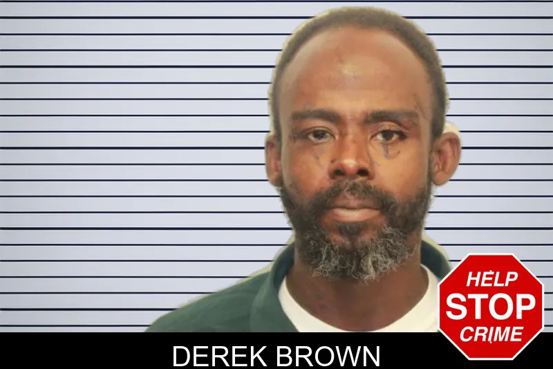 Derek Brown mugshot