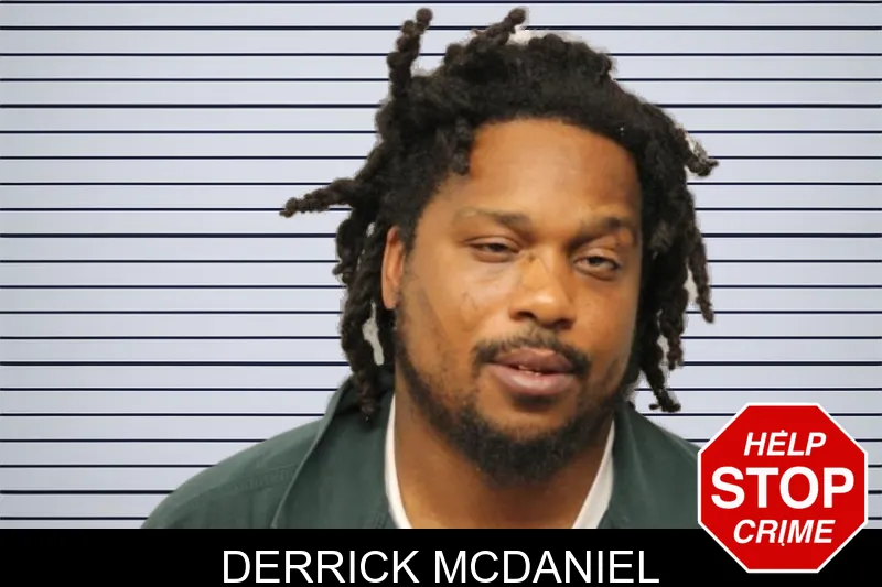 Derrick McDaniel mugshot