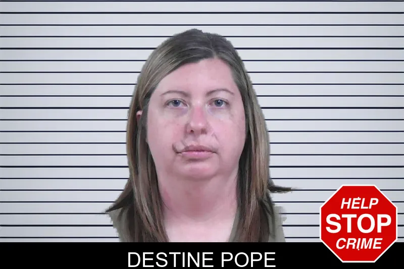 Destine Pope mugshot