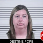 Destine Pope mugshot – Gordon County , Georgia Destine Pope mugshot
