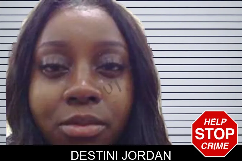 Destini Jordan mugshot