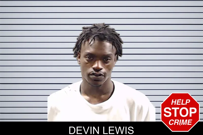 Devin Lewis mugshot