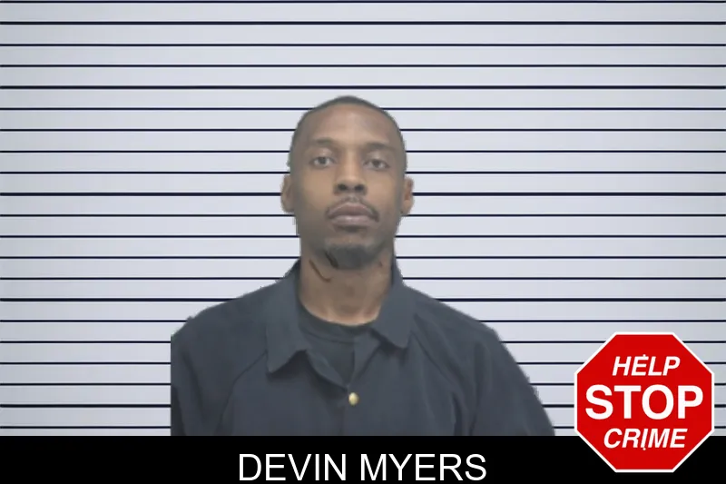 Devin Myers mugshot