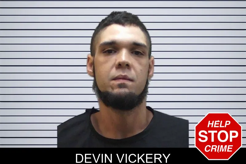 Devin Vickery mugshot