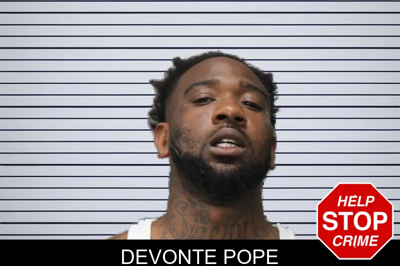 Devonte Pope mugshot – Greene County , Georgia Devonte Pope mugshot