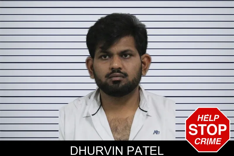 Dhurvin Patel mugshot