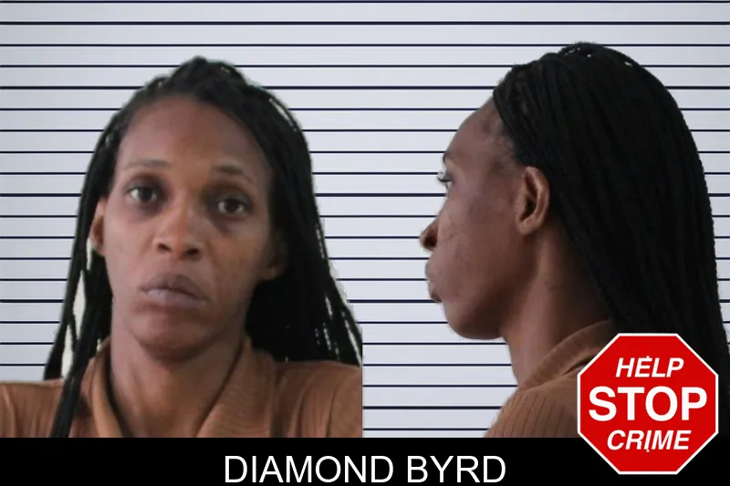 Diamond Byrd mugshot – Houston County , Georgia Diamond Byrd mugshot