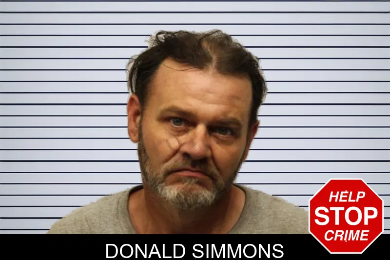 Donald Simmons mugshot