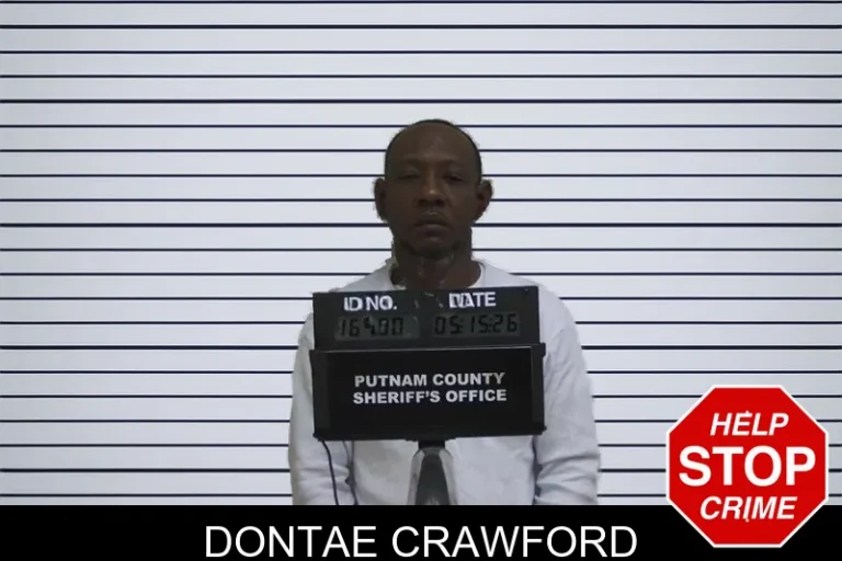 Dontae Crawford mugshot – Putnam County , Georgia Dontae Crawford