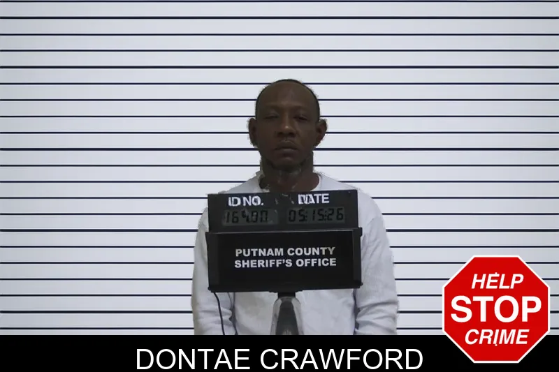 Dontae Crawford mugshot – Putnam County , Georgia Dontae Crawford mugshot