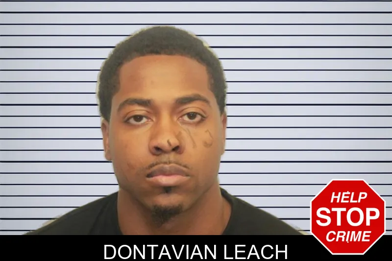 Dontavian Leach mugshot