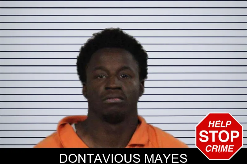 Dontavious Mayes mugshot