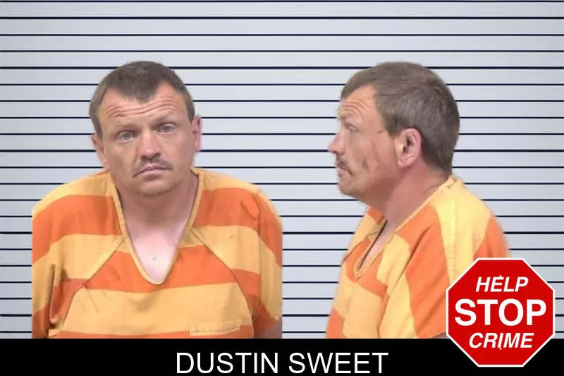 Dustin Sweet mugshot