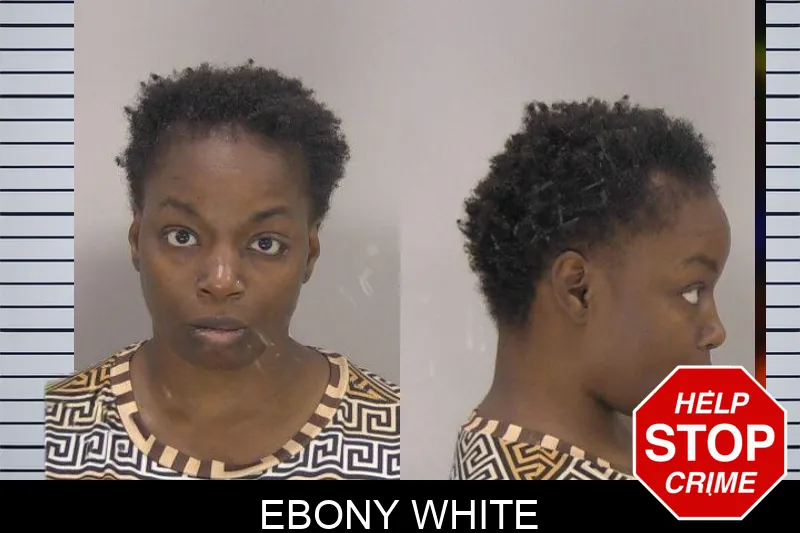 Ebony White mugshot