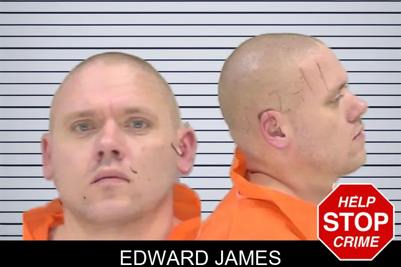 Edward James mugshot