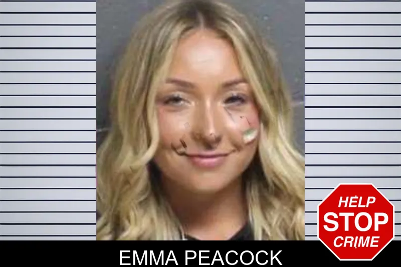 Emma Peacock mugshot