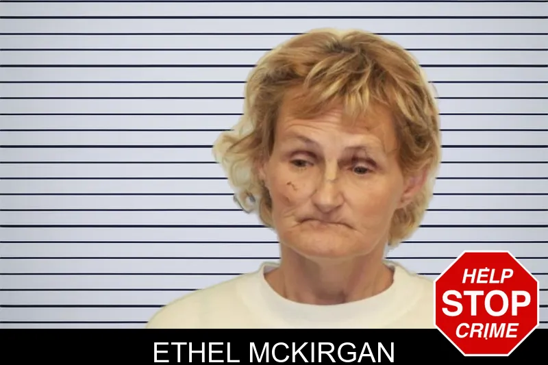 Ethel McKirgan mugshot