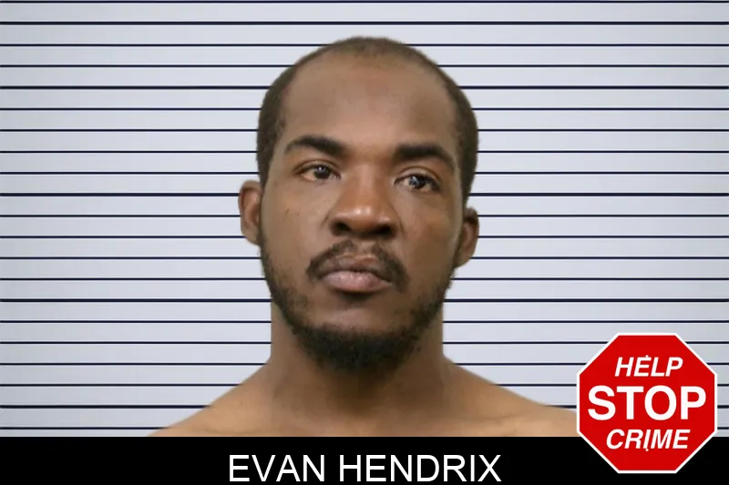 Evan Hendrix mugshot