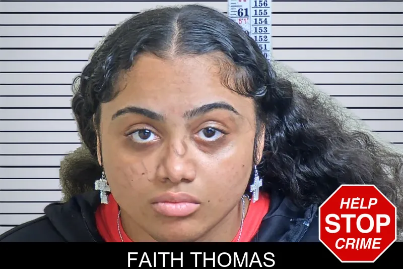 Faith Thomas mugshot