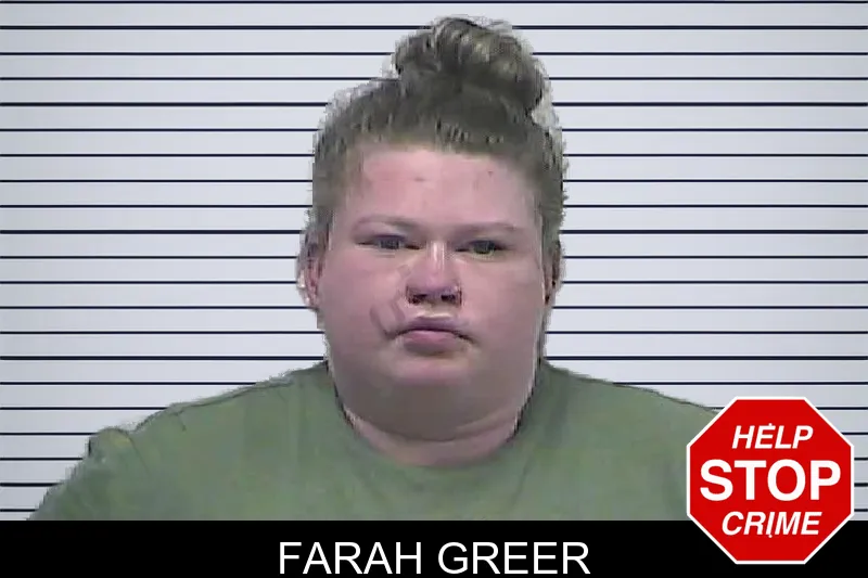 Farah Greer mugshot – Dawson County , Georgia Farah Greer mugshot