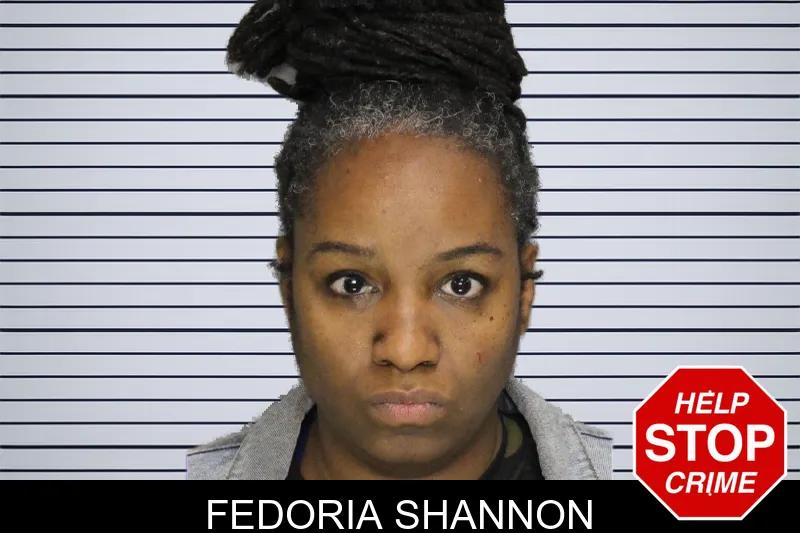 Fedoria Shannon mugshot