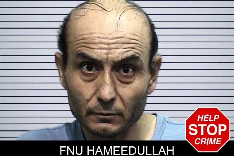 Fnu Hameedullah mugshot