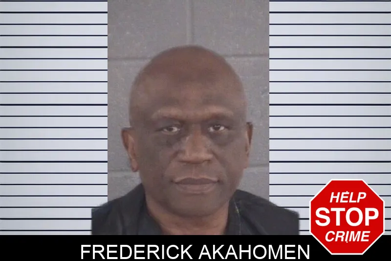 Frederick Akahomen mugshot