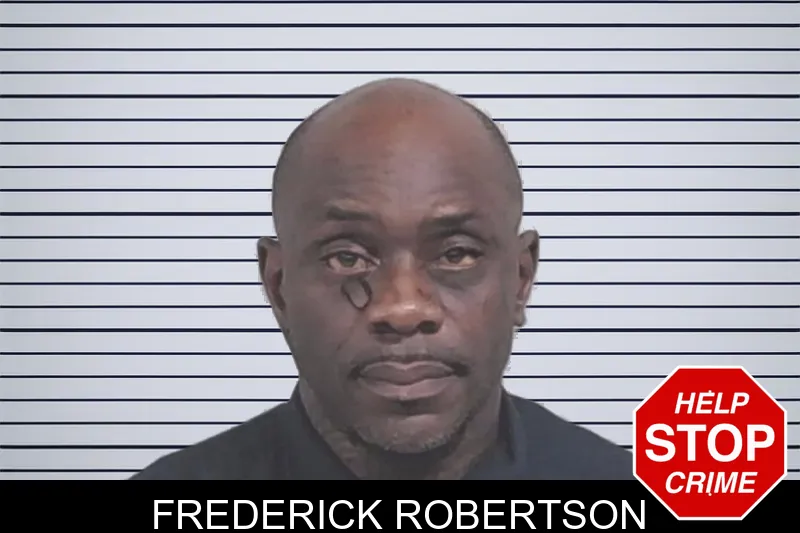 Frederick Robertson mugshot
