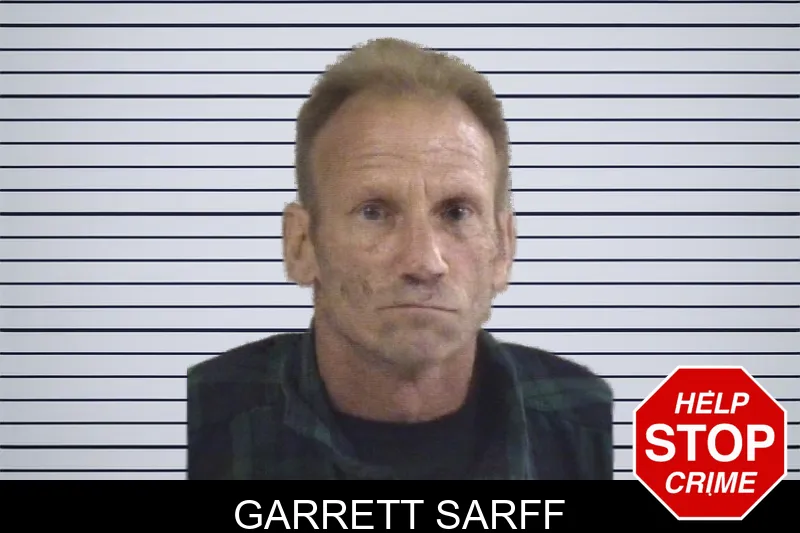 Garrett Sarff mugshot