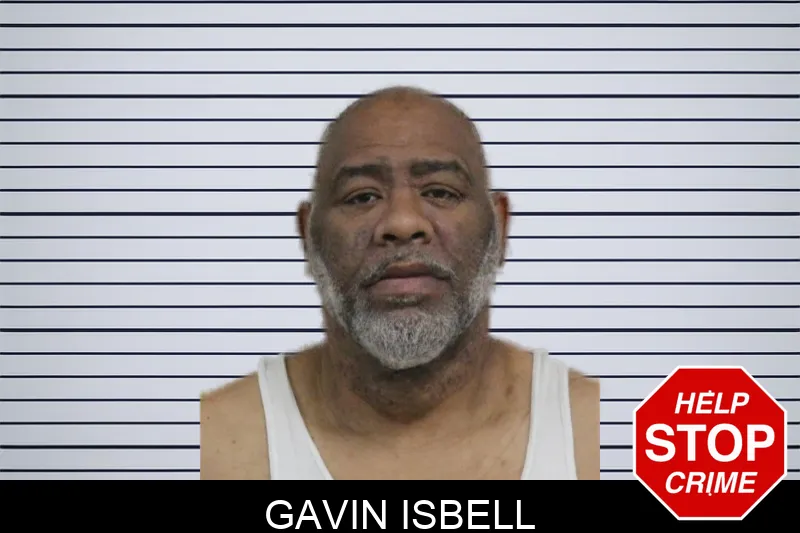 Gavin Isbell mugshot