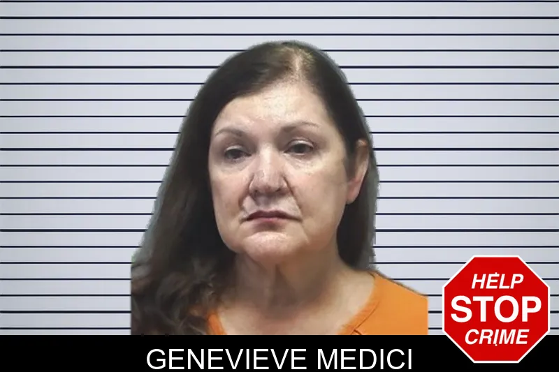 Genevieve Medici mugshot