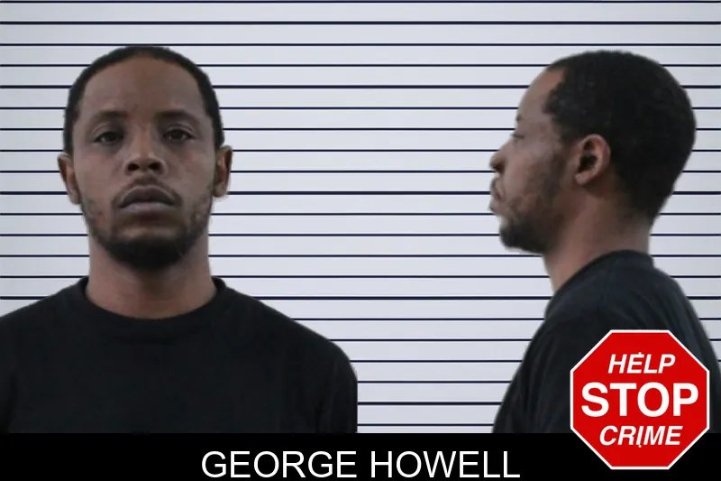 George Howell mugshot