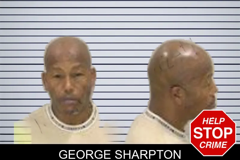 George Sharpton mugshot