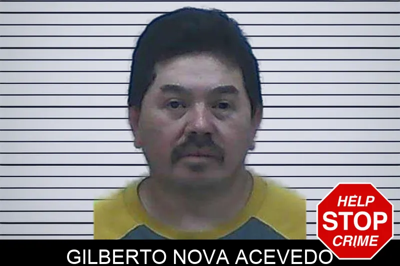 Gilberto Nova Acevedo mugshot