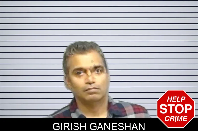 Girish Ganeshan mugshot